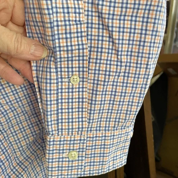 Ralph Lauren Men's Blue Classic Fit Checkered Shirt XL - Picture 5 of 7